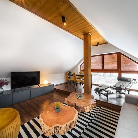 Cozy Mountain Attic Apartment In High Tatras Vel'ka Lomnica Eksteriør bilde